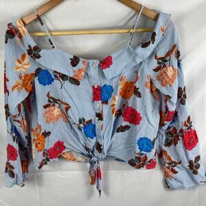 One clothing Floral off shoulder top S